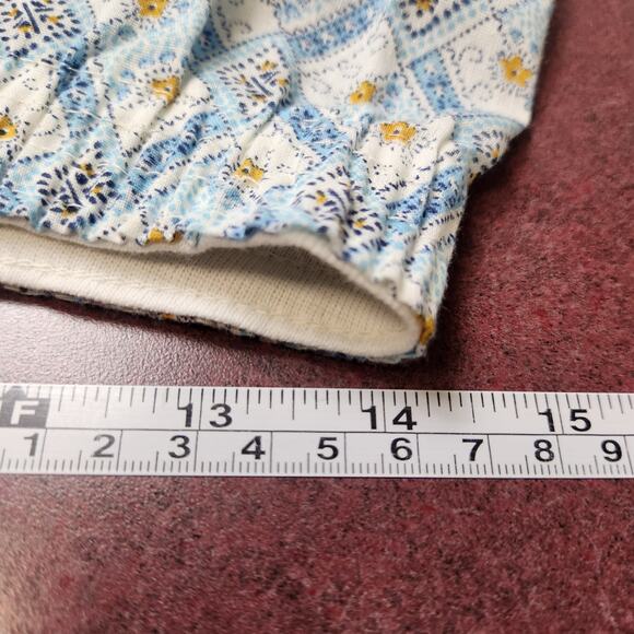 Vintage Retro JC Pennys Pajama Set Notch Collar Mens Medium No Iron Blue 70s - Picture 5 of 16